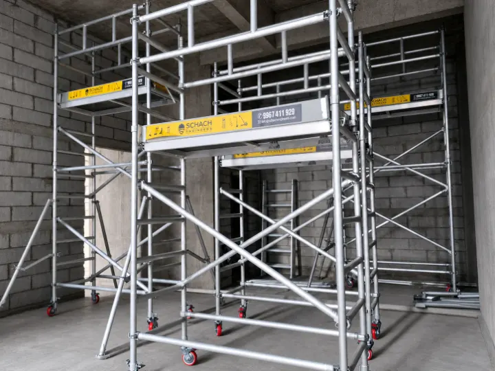 Aluminium Scaffolding system by Schach Engineers